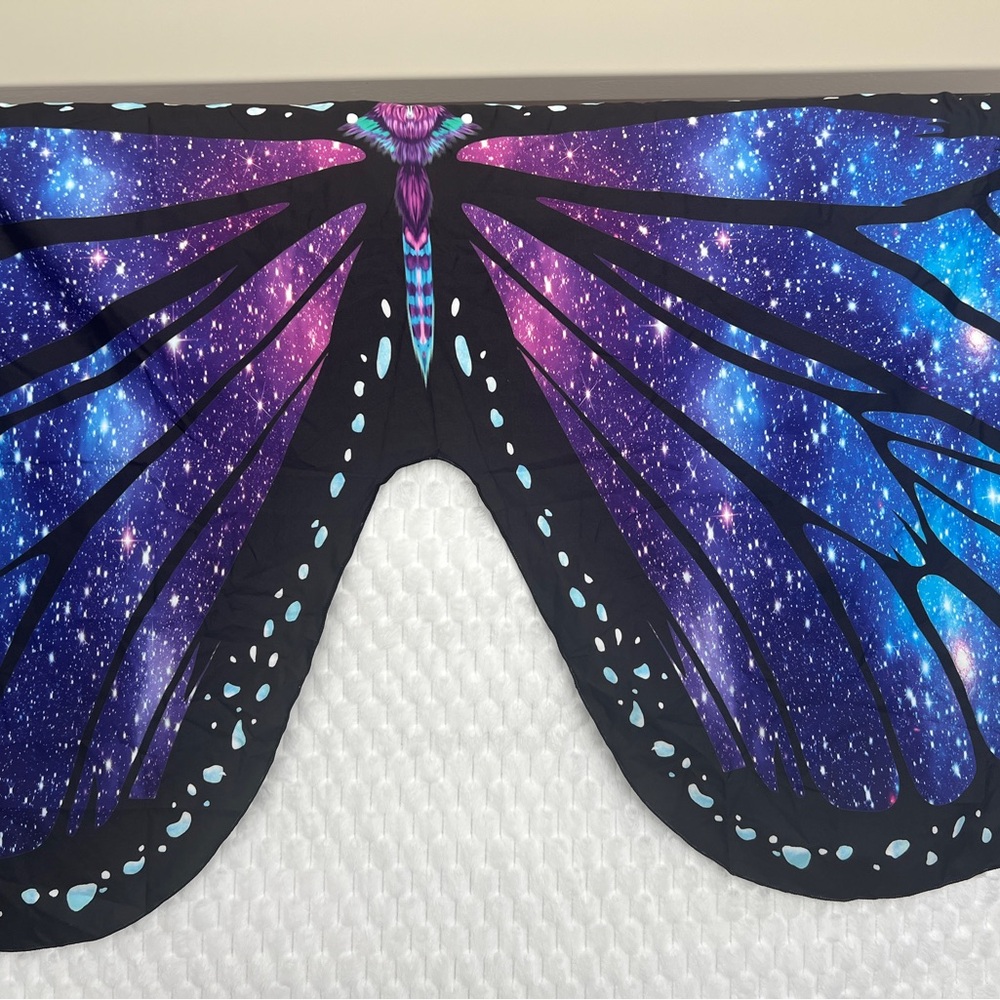 Butterfly Costumes for Women - Double-Sided Cape for Adult Halloween Costumes - Picture 6 of 6